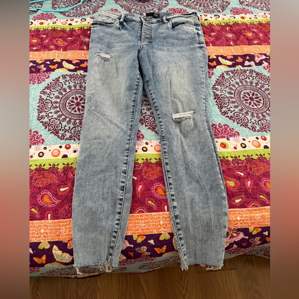 “KUT” Buttonfly Skinny Ankle Women's Jeans
